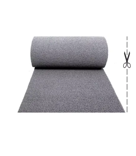 TWIST - GRAY, outdoor vinyl curl doormat. Tailored.