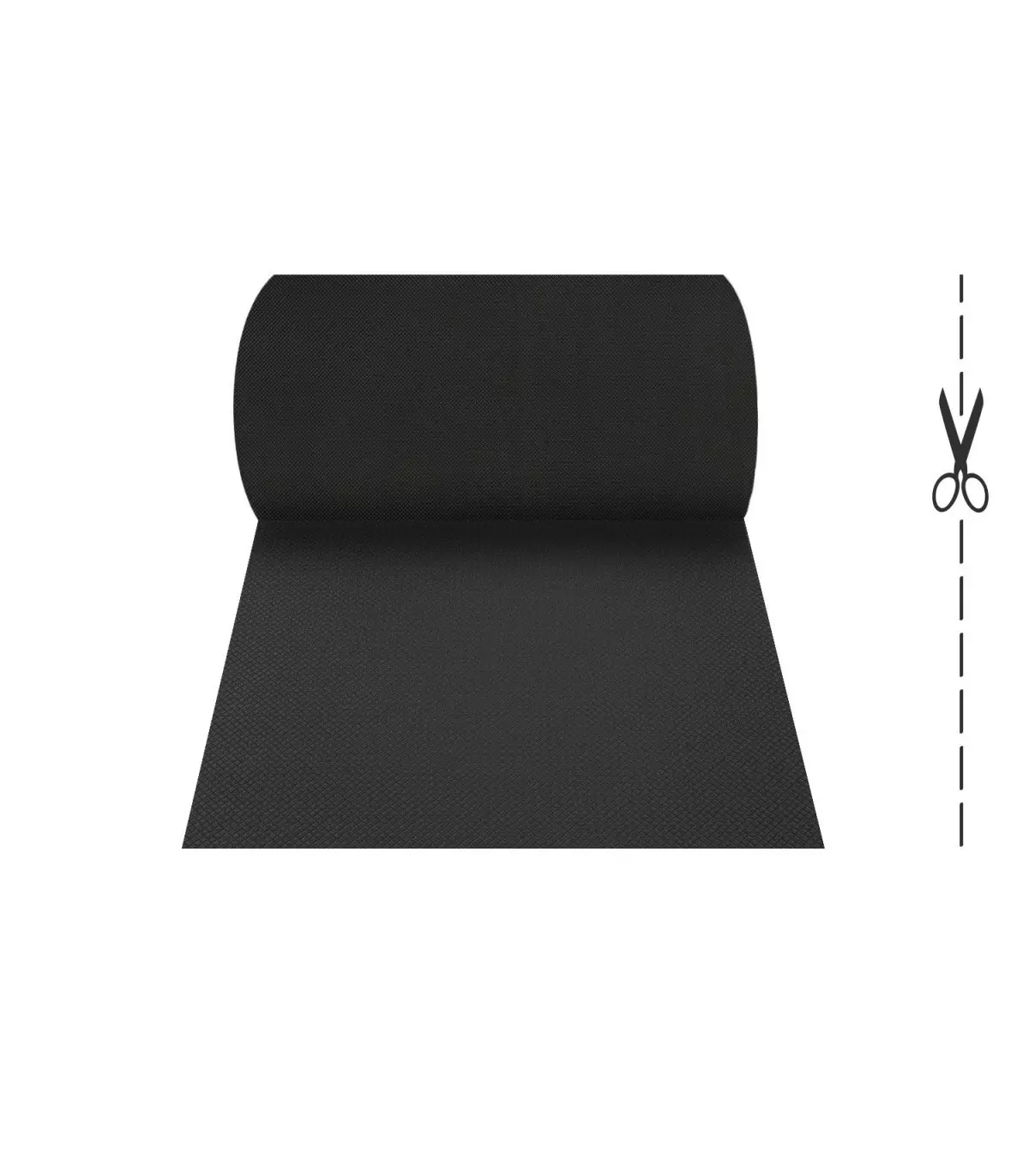 Tapis de cuisine en PVC antitaches, antidérapant, noir, MULTI