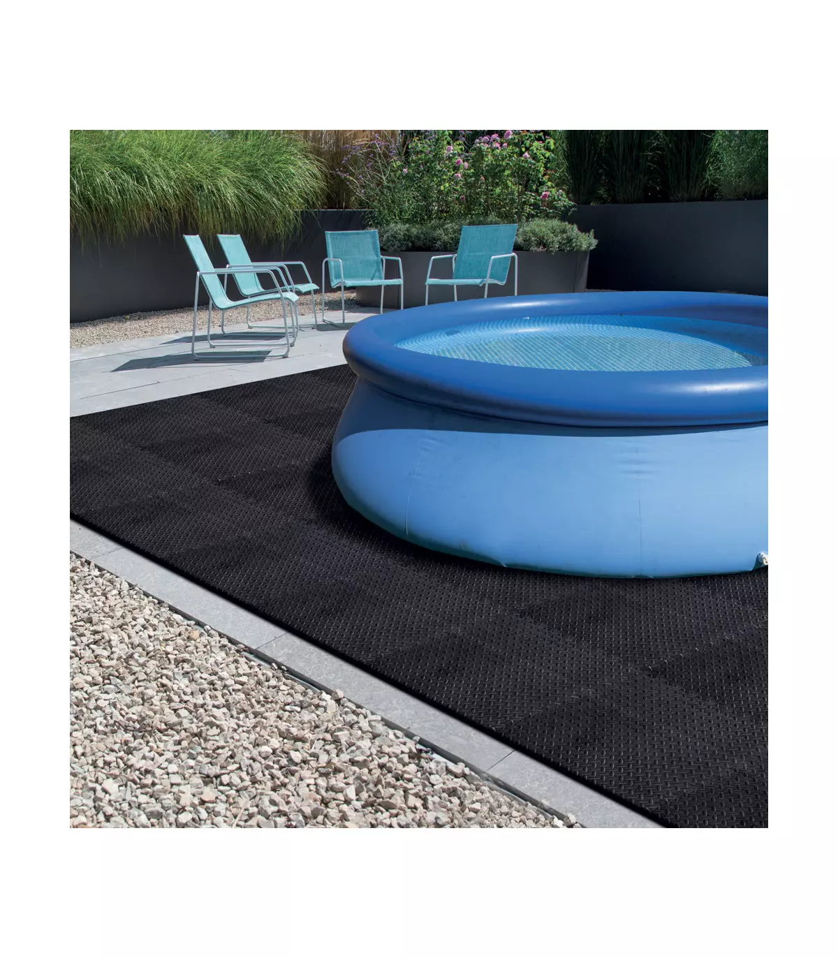 Alfombra suave y modular para debajo de la piscina - GYMMY