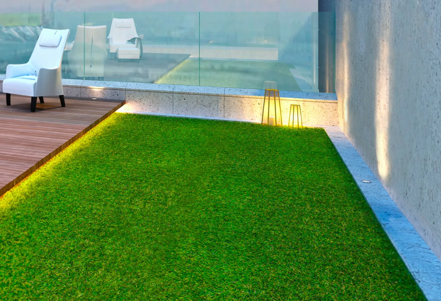 Synthetic grass carpet