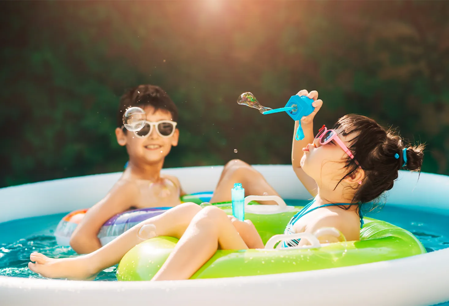 Tapis sous la piscine