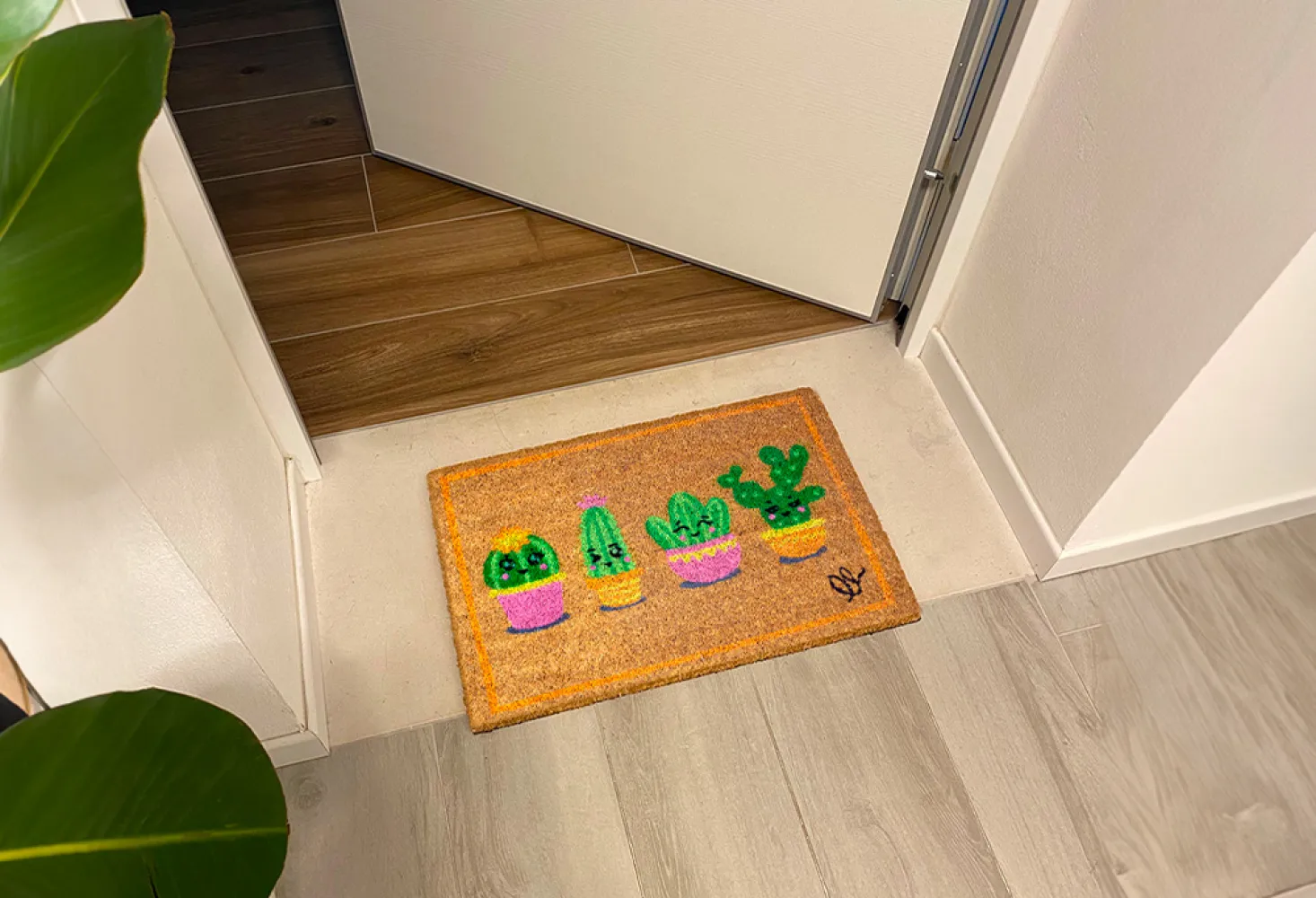 Coconut entrance doormat