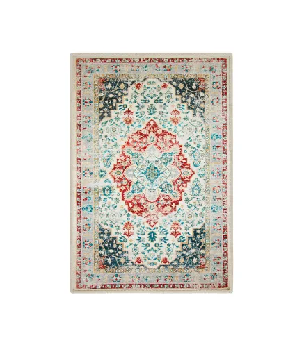 Short pile Persian style carpet, various designs and sizes, MANDALA CLASSIC BLUE