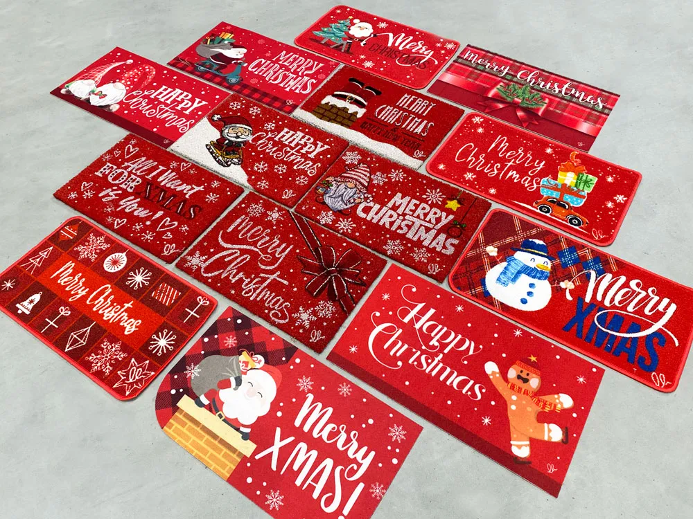 Christmas rugs and doormats: