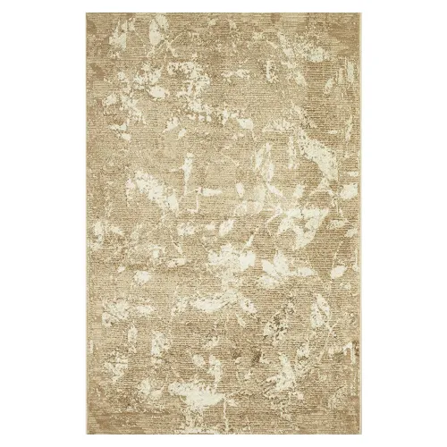 Tappeto salotto moderno beige, varie misure, ERA LEAF BEIGE