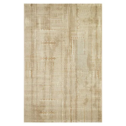 Bež preproga za spalnico, različne velikosti, ERA KILIM BEIGE