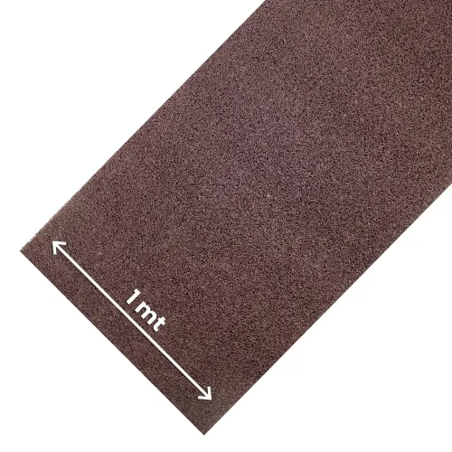 Tappeto ingresso drenante antiscivolo, su misura, marrone, TWIST