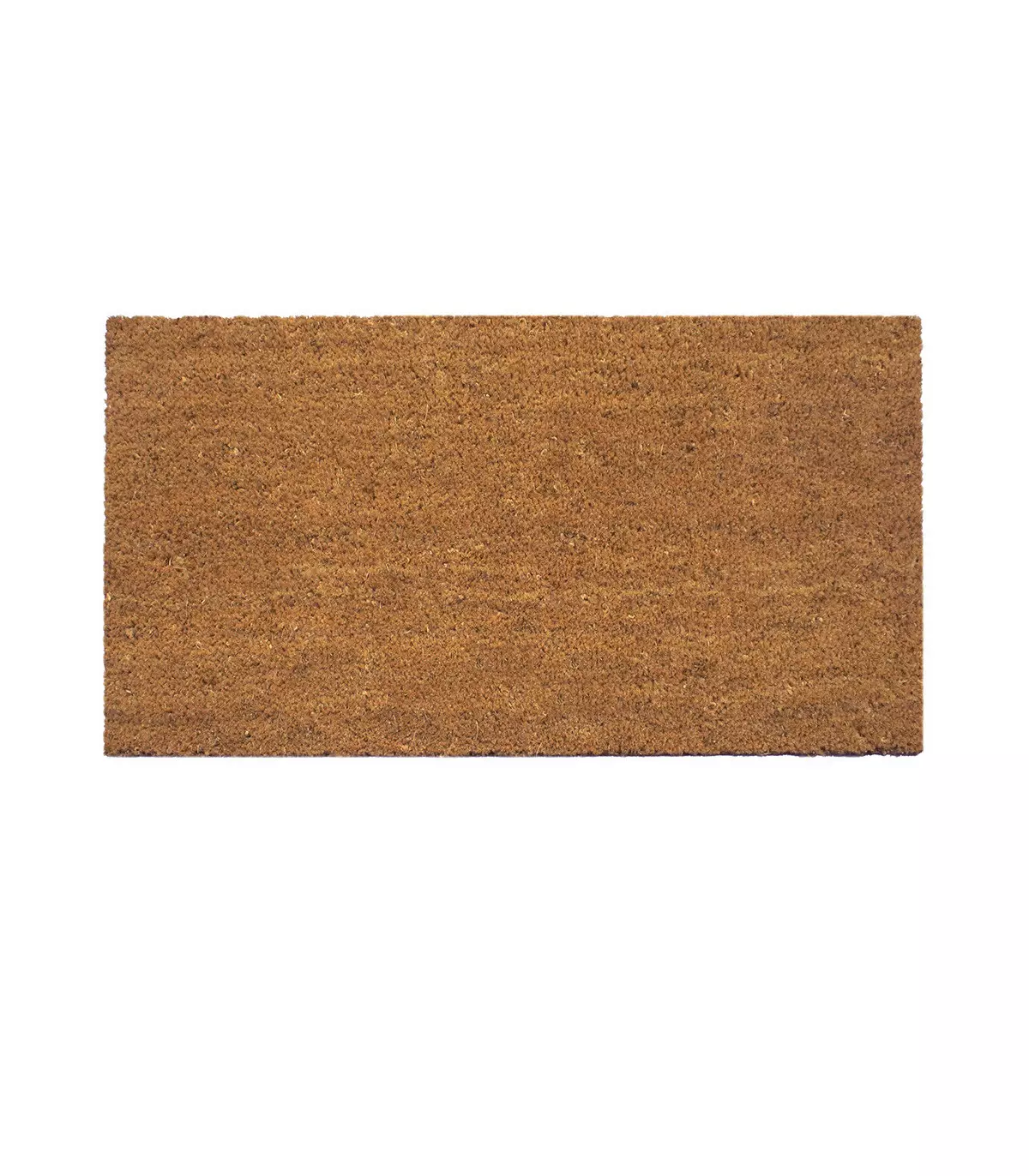 Doormat in coconut and non-slip rubber, simple and natural, 40x65 cm