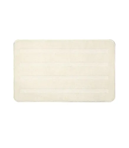 PARADISE - Anti-slip washable microfiber bath mat, white various sizes