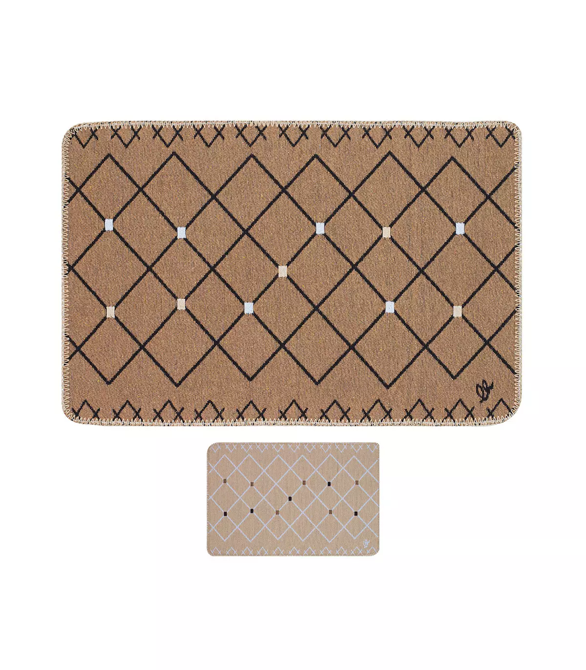 MARRAKECH - ETNIC Modern and original double-sided carpet runner in recycled cotton, 3 sizes