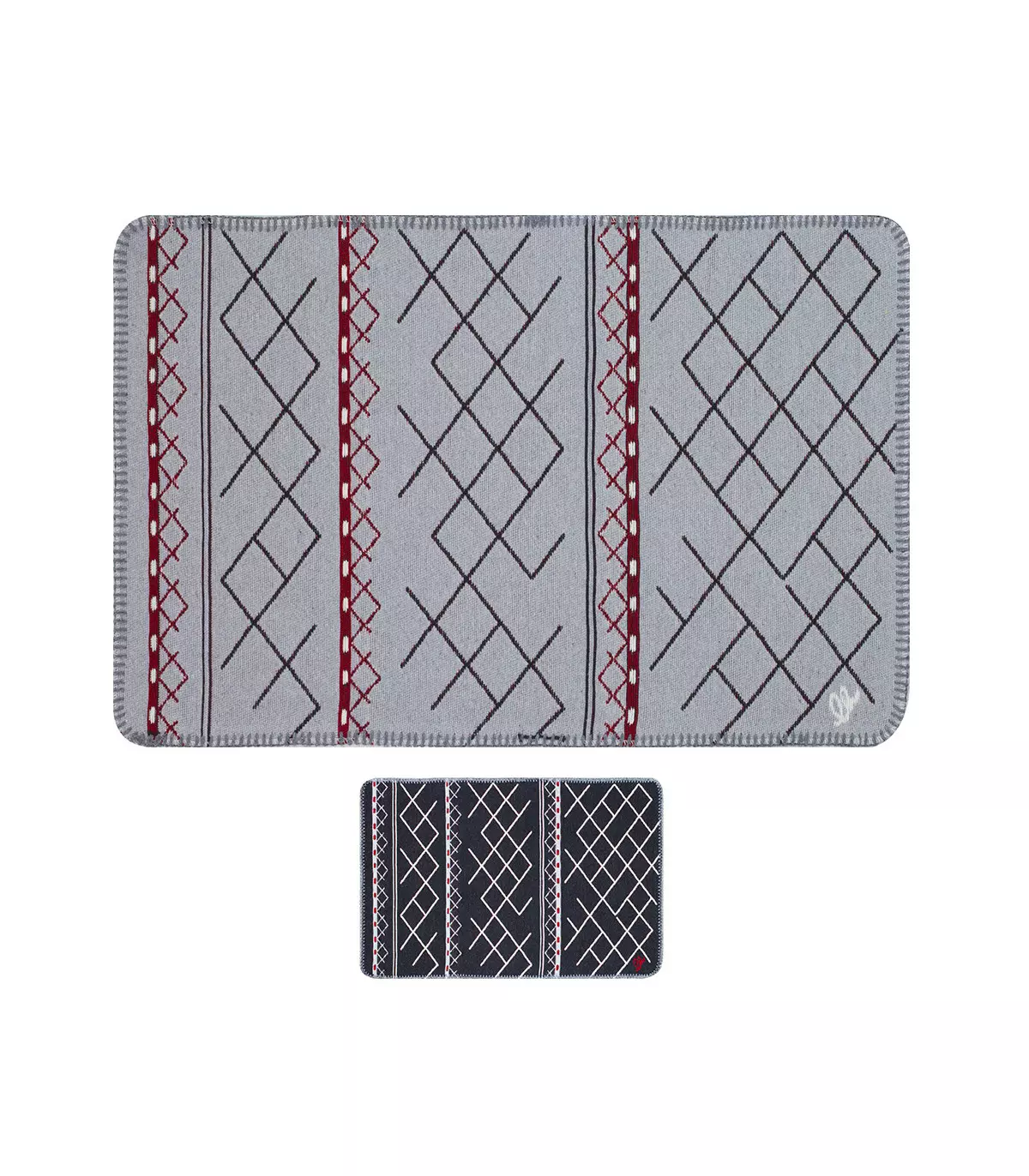 MARRAKECH - GRILL Modern and original double-sided carpet runner in recycled cotton, 3 sizes