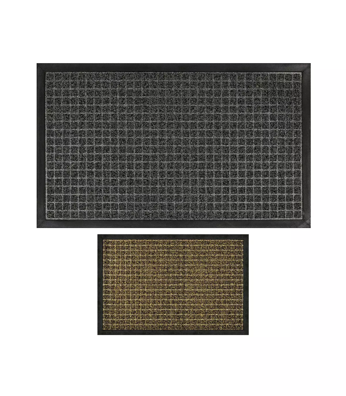 STRONG - Outdoor entrance mat in rubber, non-slip and resistant, 2 colors 2 sizes