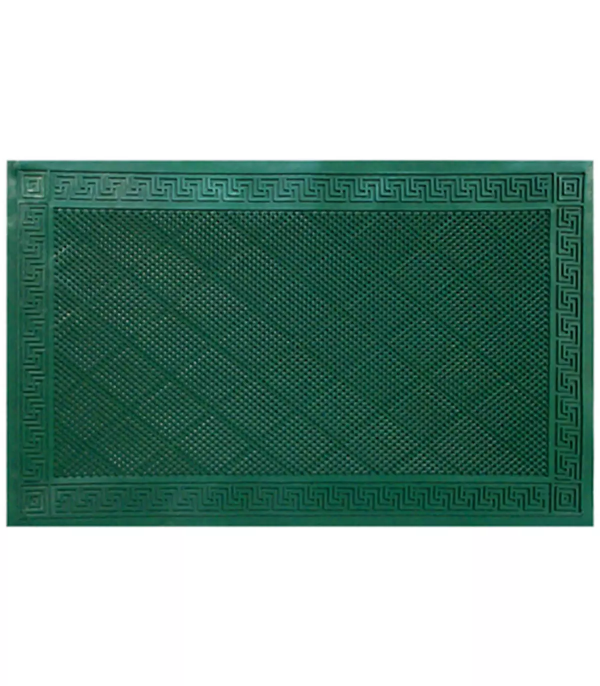 MILLEPUNTE Verde - Felpudo de PVC 40x70, antideslizante, barrera contra la suciedad, desengrasante.