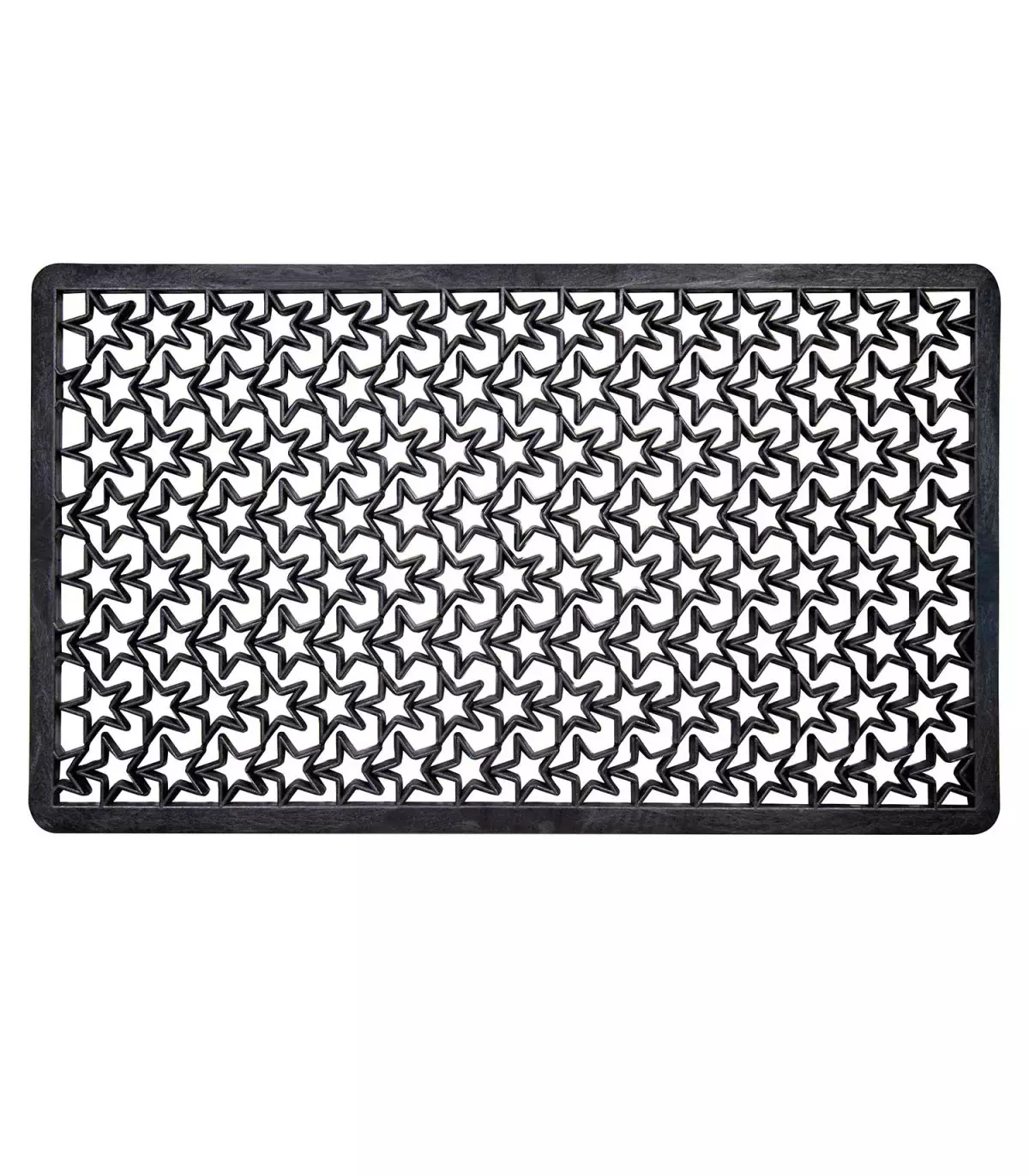 COMETA - Non-slip perforated rubber doormat with star structure 40x70 cm