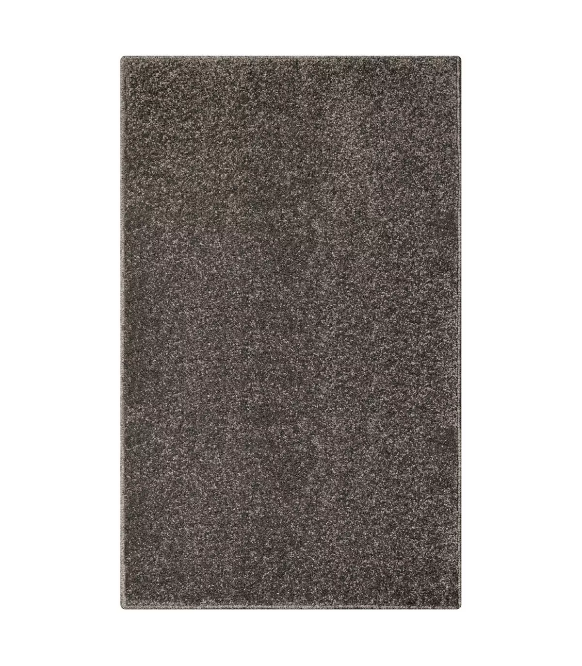 Tapis de salon moderne, design uni, gris anthracite, TREND