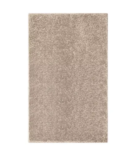 TREND - Beige, Modern plain carpet, available in various sizes.