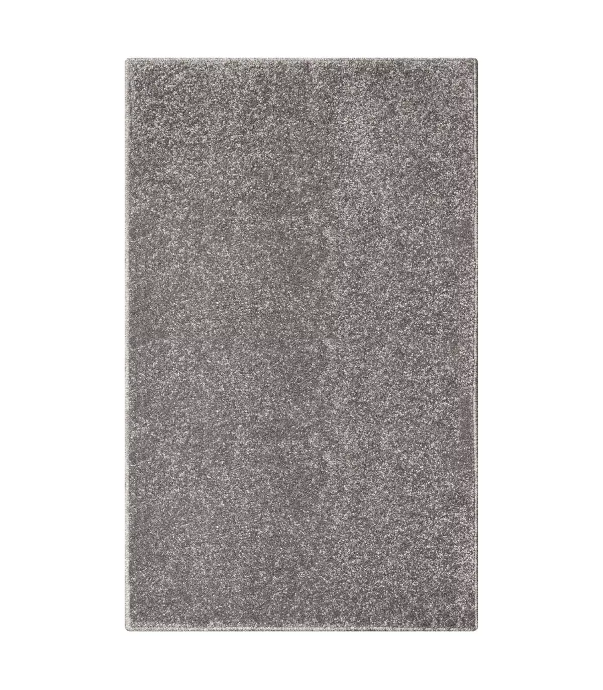 Tapis de chambre moderne, gris clair uni, TREND