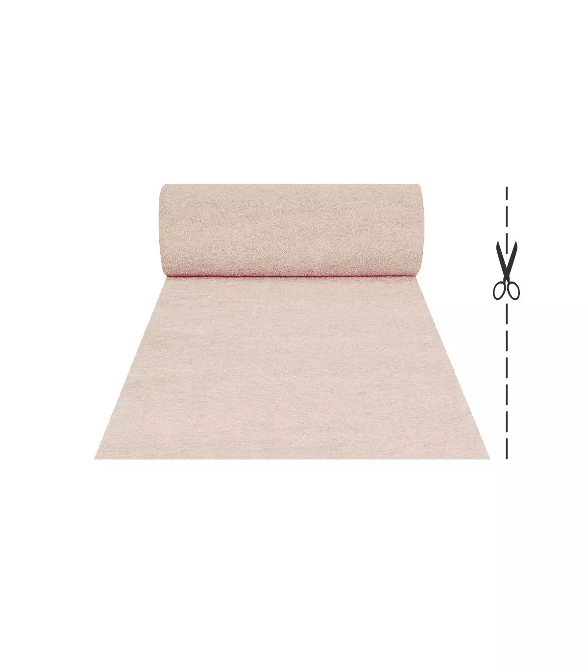 Tapis ivoire pour mariages et événements, sur mesure, ROLL PATH